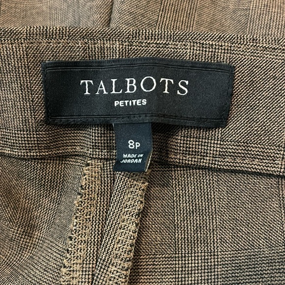 Talbots Classic Front Line Trouser Pants, Size 8 Petite - Picture 10 of 11